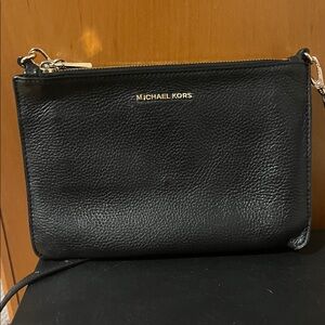 Michael Kors Black Pebbled Leather Bag